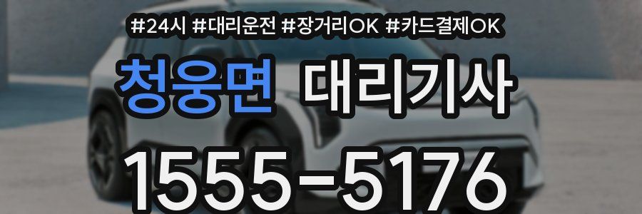 청웅면 대리기사
