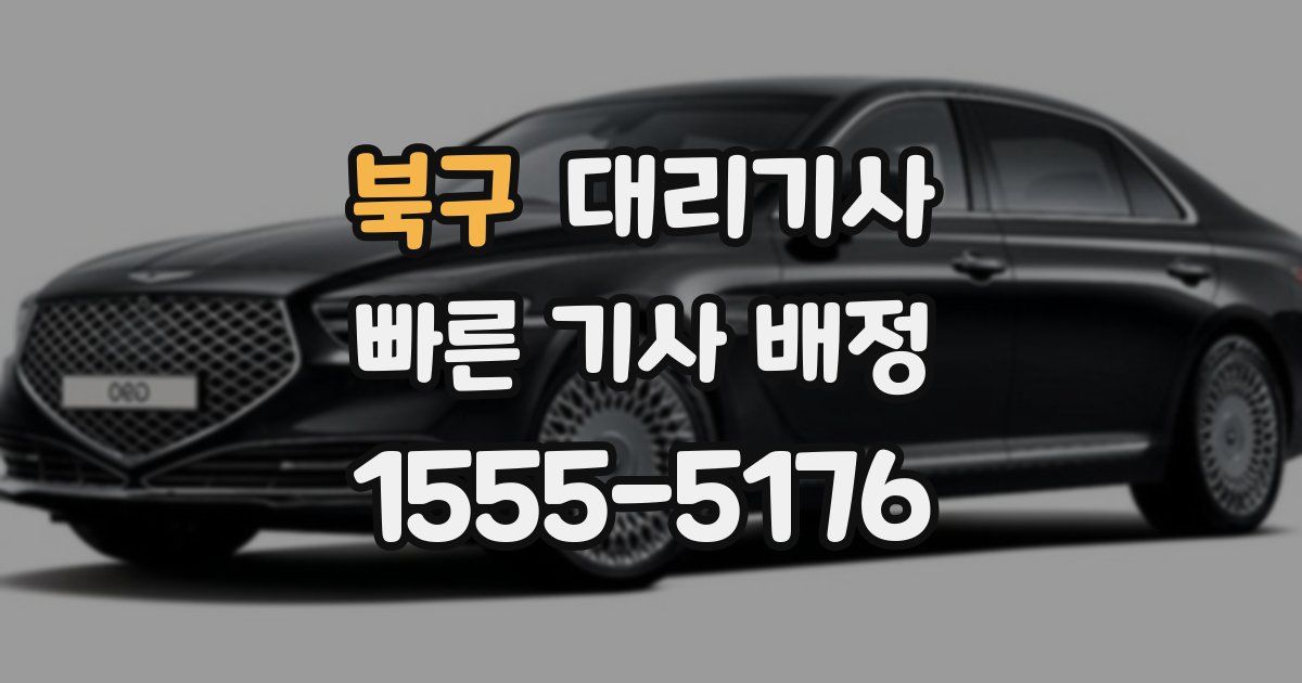 북구 대리기사
