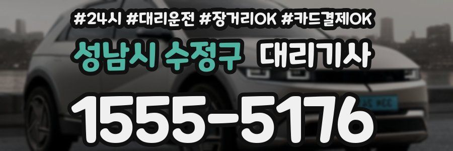 성남시 수정구 대리기사