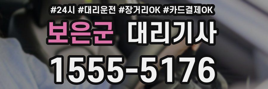 보은군 대리기사
