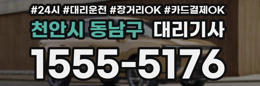 천안시 동남구 대리기사