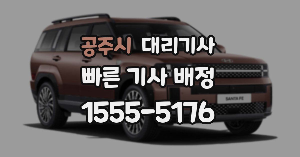 공주시 대리기사