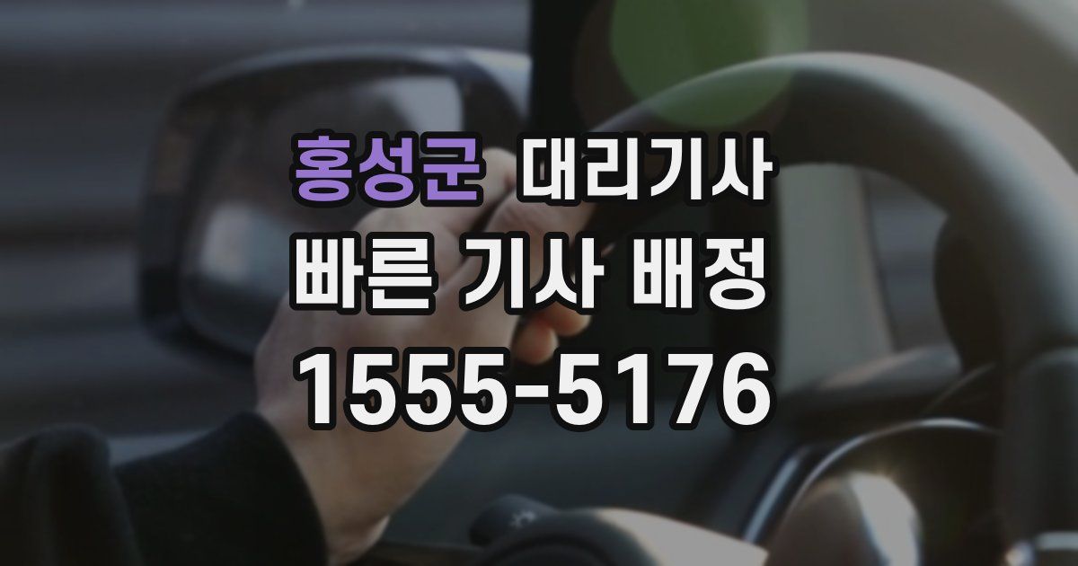 홍성군 대리기사