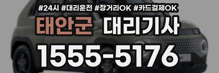 태안군 대리기사