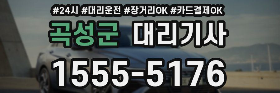 곡성군 대리기사