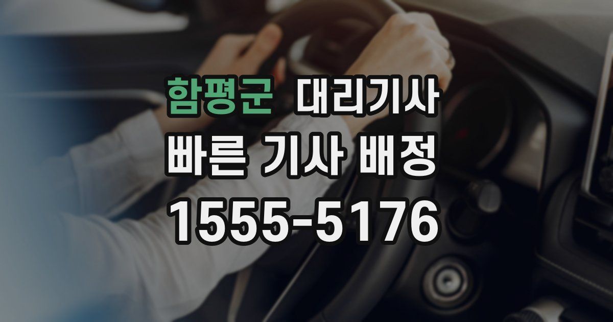 함평군 대리기사