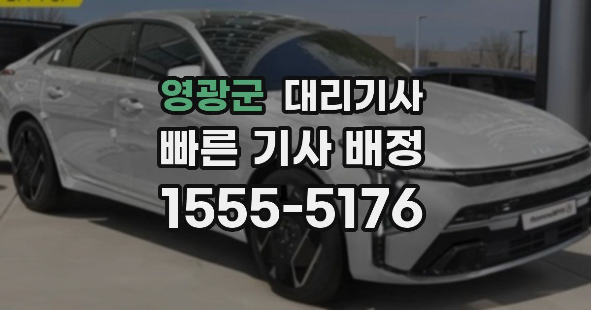 영광군 대리기사