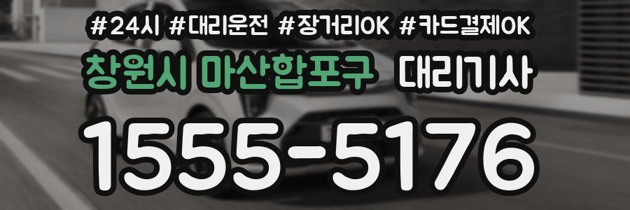 창원시 마산합포구 대리기사