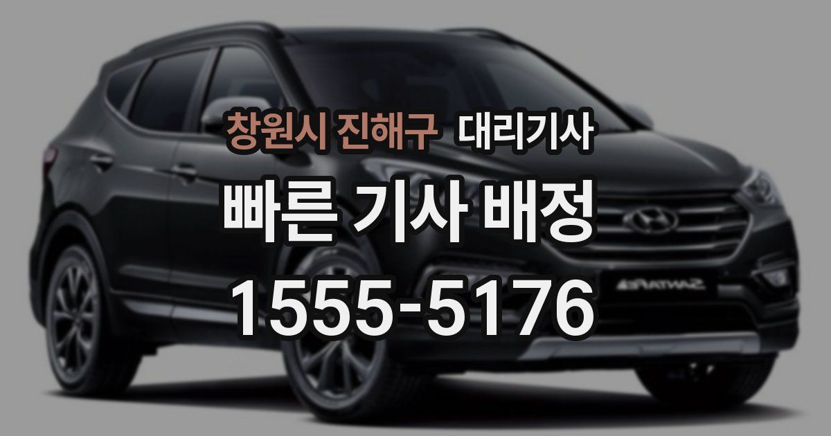 창원시 진해구 대리기사