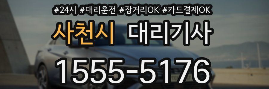사천시 대리기사