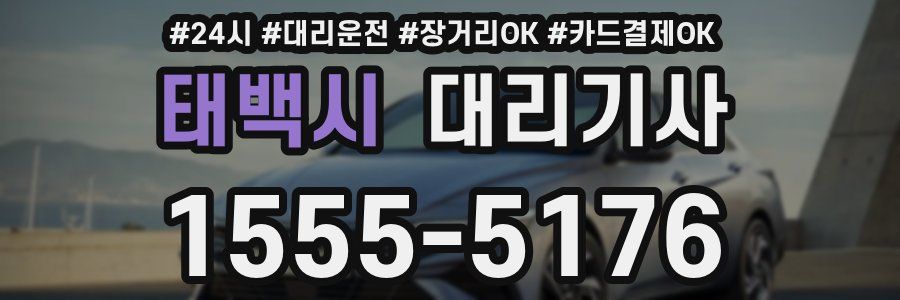 태백시 대리기사