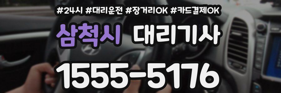 삼척시 대리기사