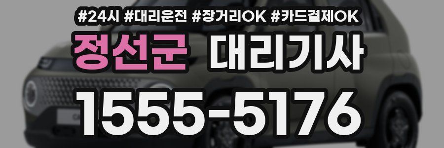 정선군 대리기사