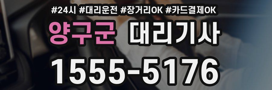 양구군 대리기사