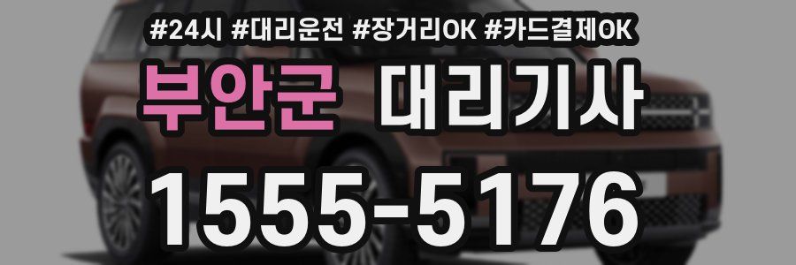 부안군 대리기사