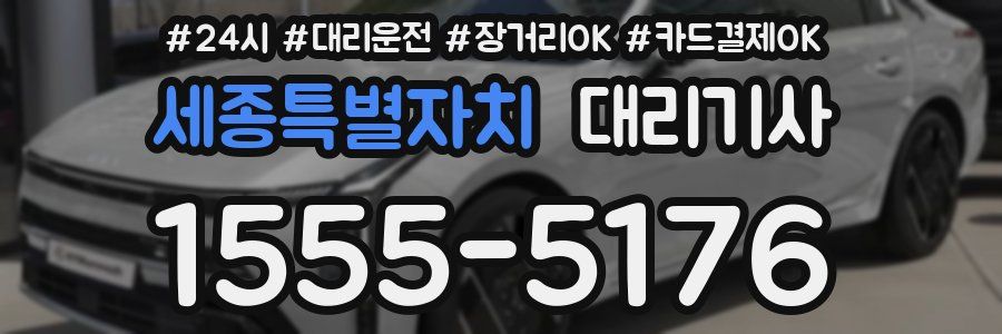세종특별자치 대리기사