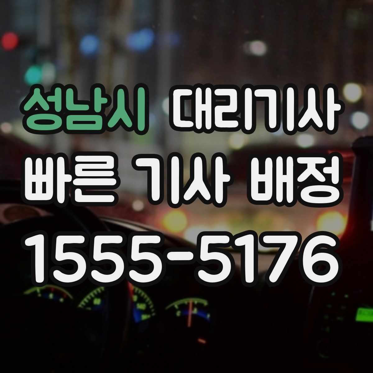 성남시 대리기사