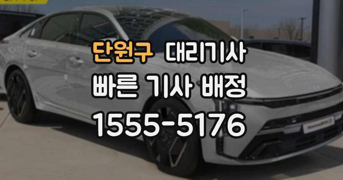 단원구 대리기사