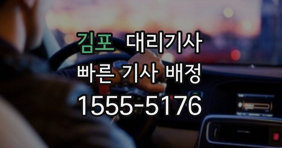 김포 대리기사