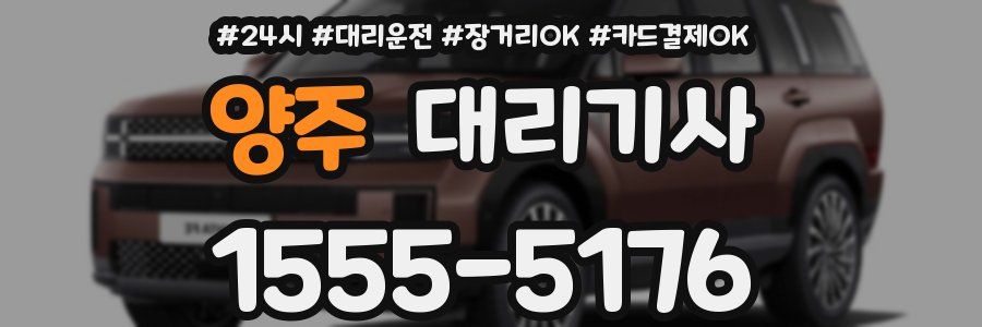 양주 대리기사