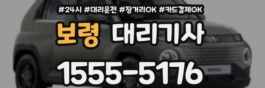 보령 대리기사