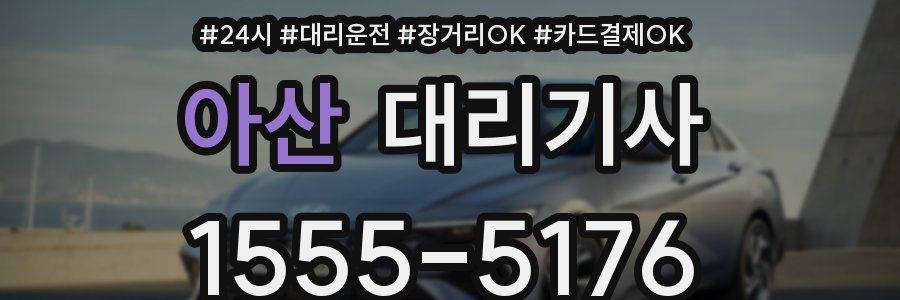 아산 대리기사