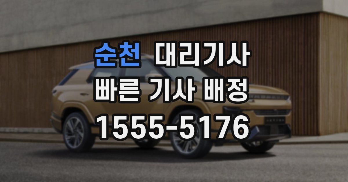 순천 대리기사