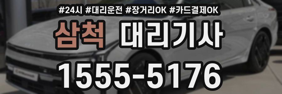 삼척 대리기사