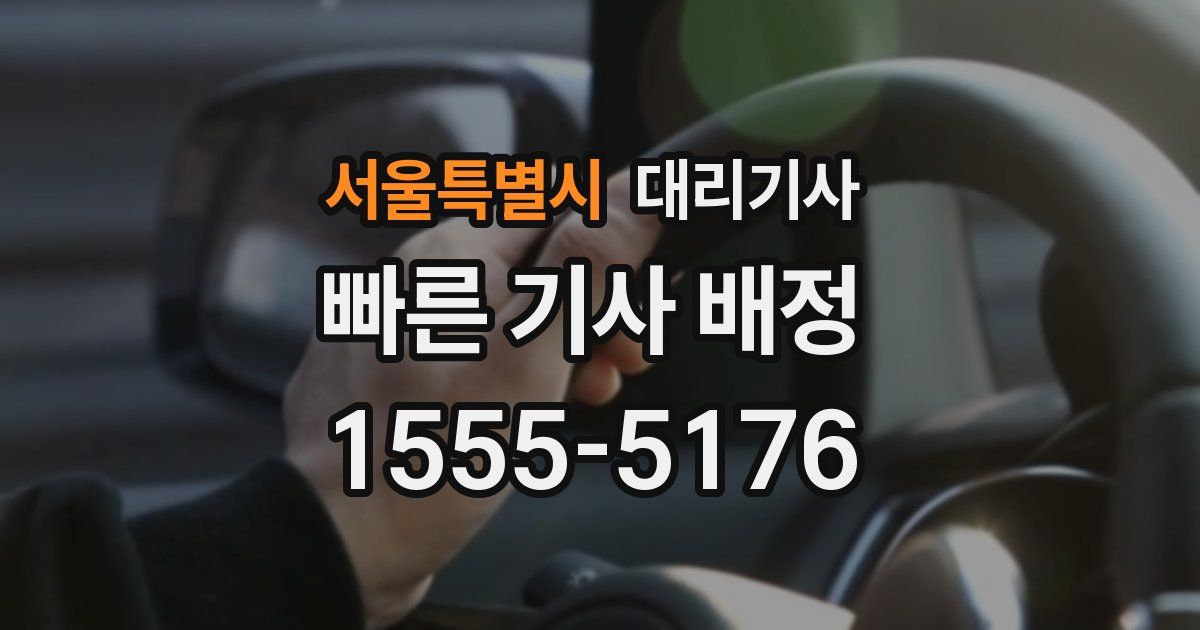 서울특별시 대리기사