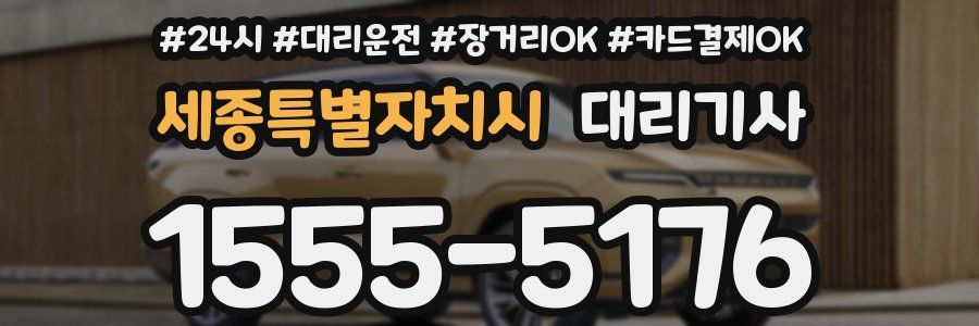 세종특별자치시 대리기사