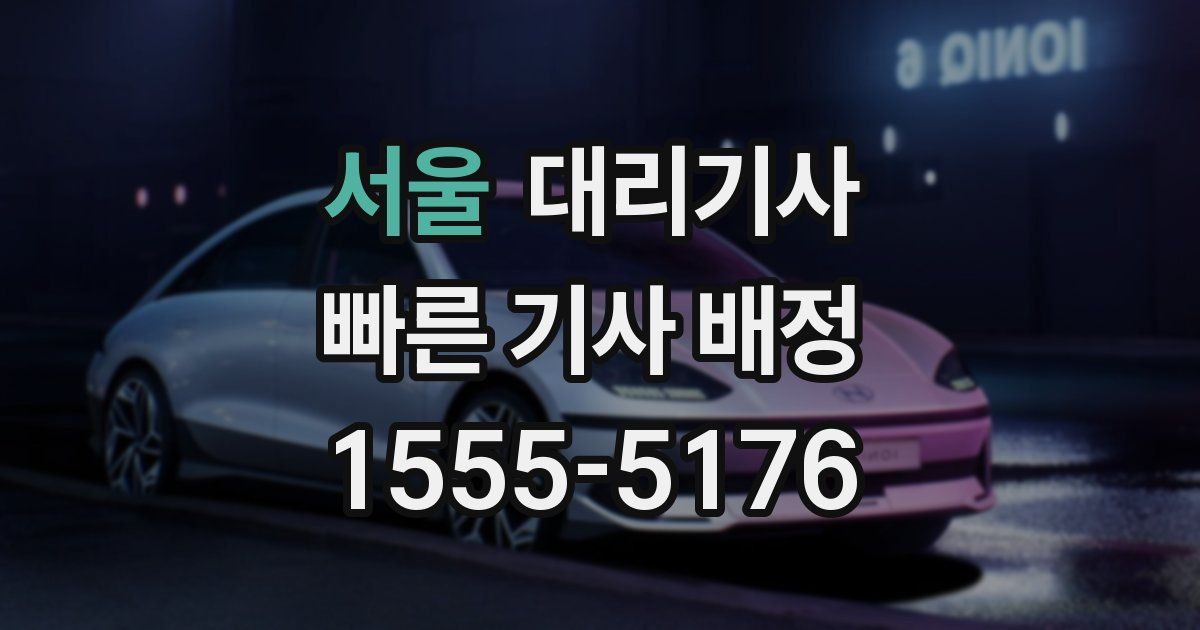 서울 대리기사