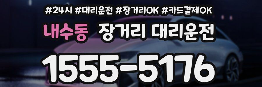 내수동 장거리 대리운전