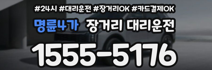 명륜4가 장거리 대리운전