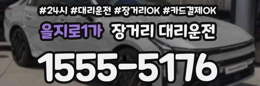 을지로1가 장거리 대리운전