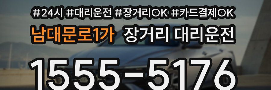 남대문로1가 장거리 대리운전