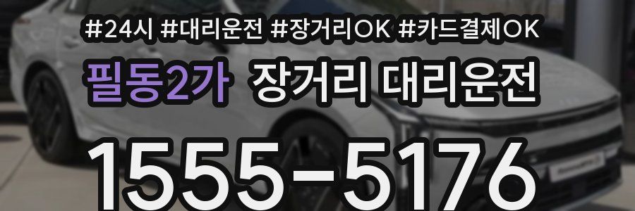 필동2가 장거리 대리운전