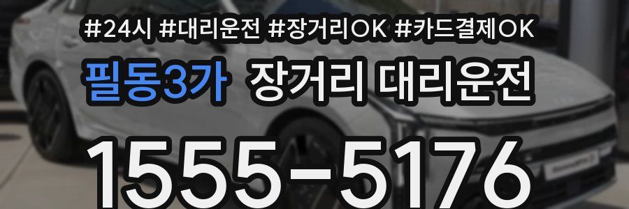 필동3가 장거리 대리운전
