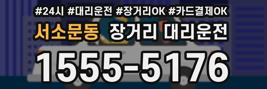 서소문동 장거리 대리운전