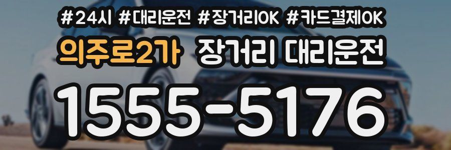 의주로2가 장거리 대리운전