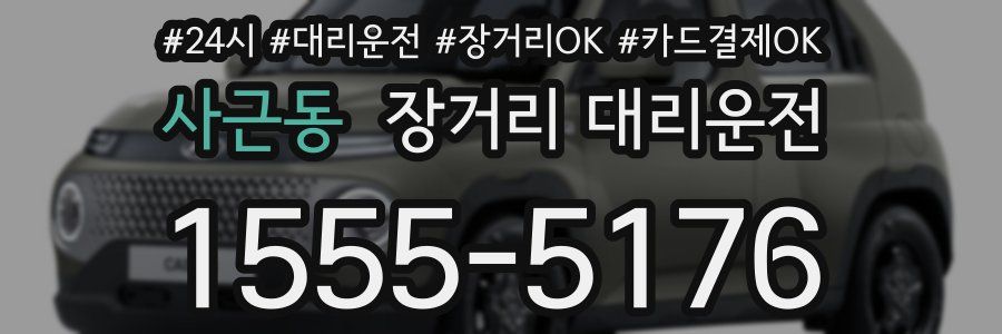 사근동 장거리 대리운전