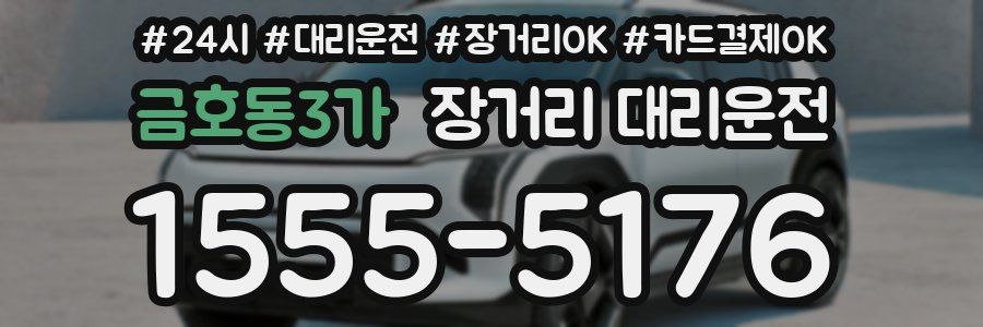 금호동3가 장거리 대리운전