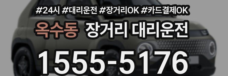옥수동 장거리 대리운전