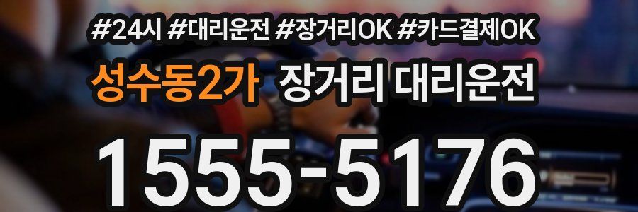 성수동2가 장거리 대리운전