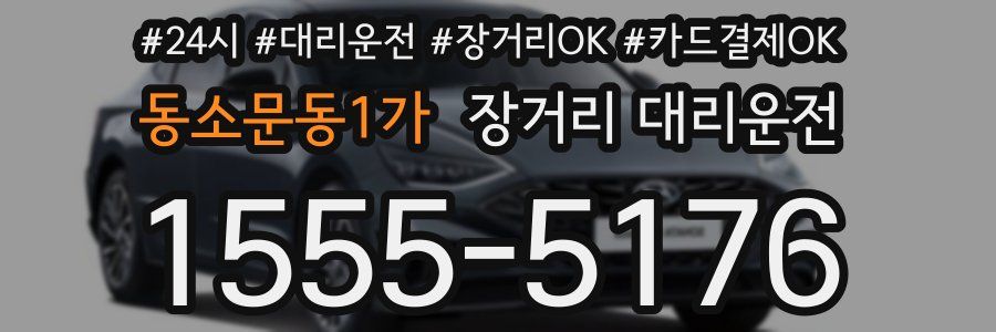 동소문동1가 장거리 대리운전