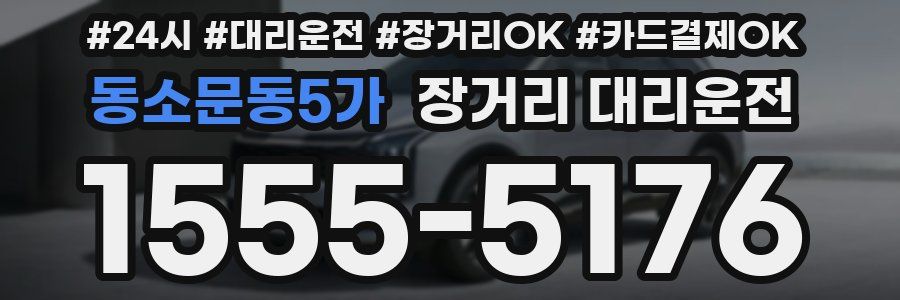 동소문동5가 장거리 대리운전