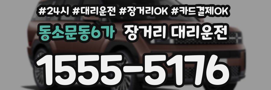 동소문동6가 장거리 대리운전