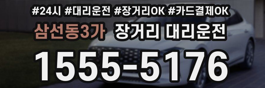 삼선동3가 장거리 대리운전
