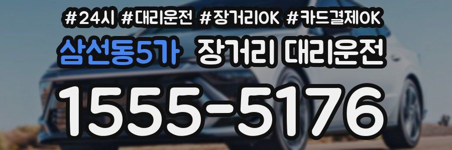 삼선동5가 장거리 대리운전