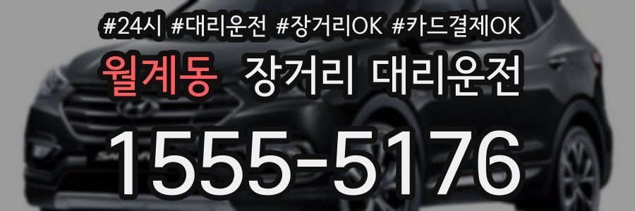 월계동 장거리 대리운전