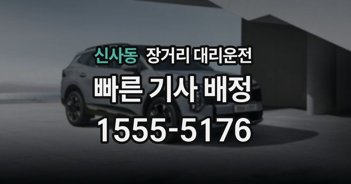 신사동 장거리 대리운전